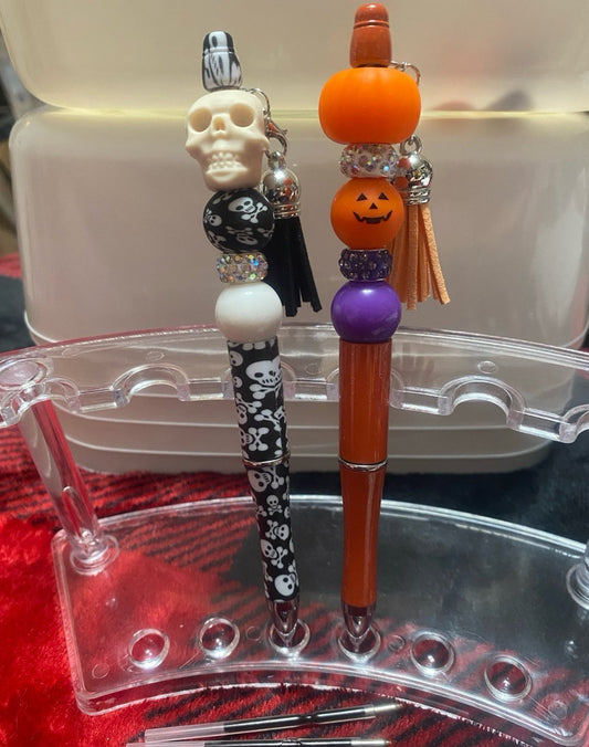 * Handmade Halloween pens