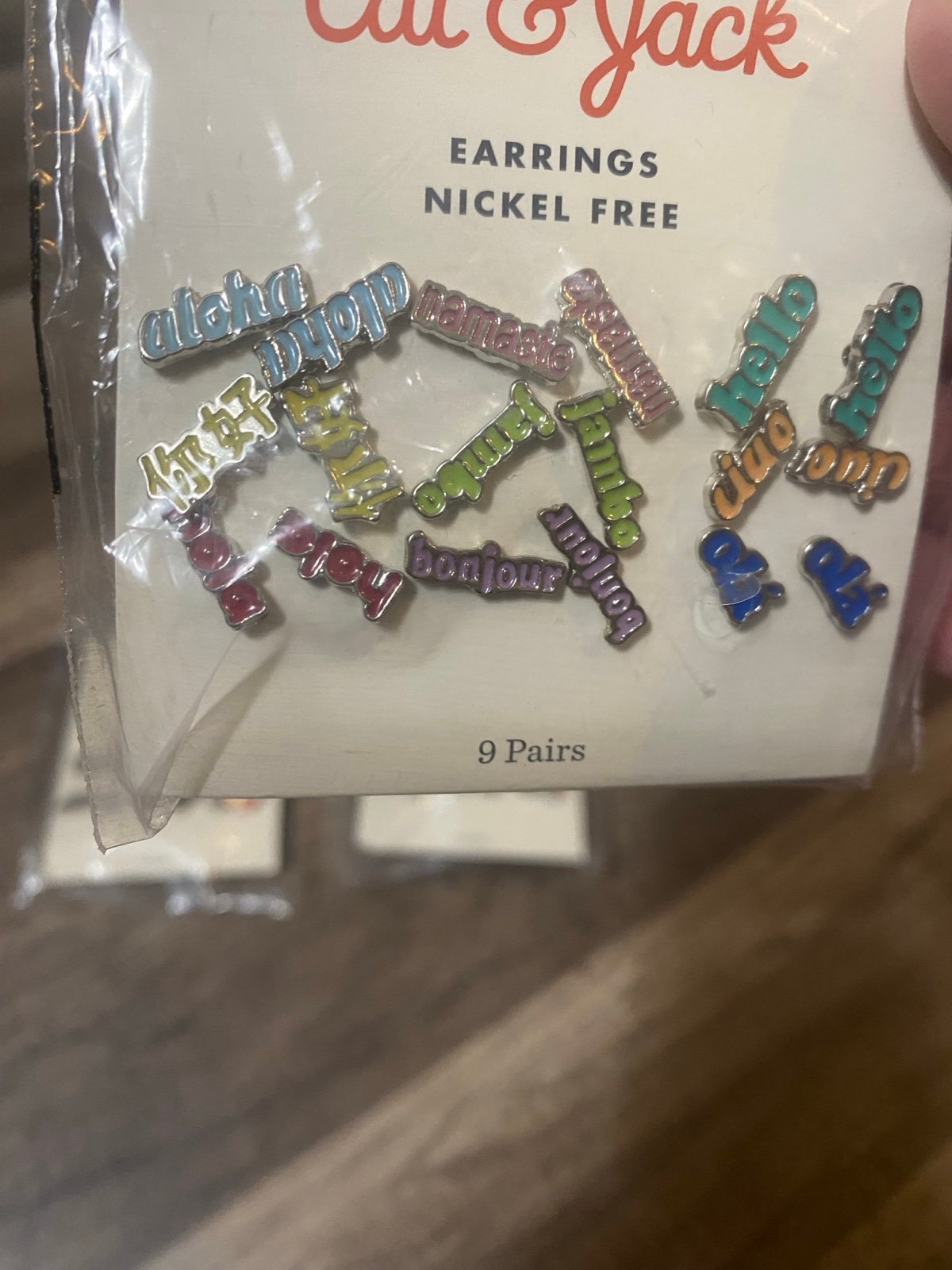 3pks of girls earrings NEW