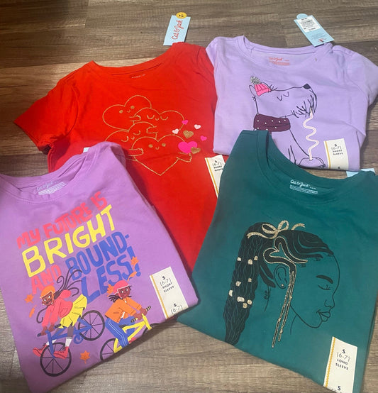 Girls size small tops bundle NWT