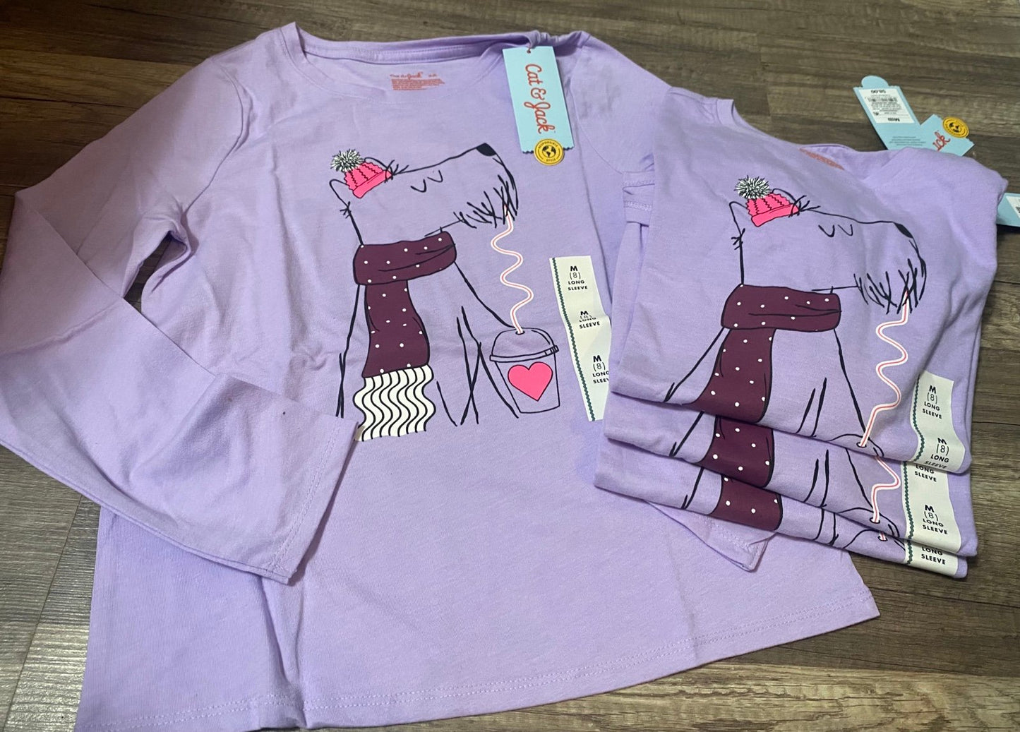 Girls medium tops 4pcs new