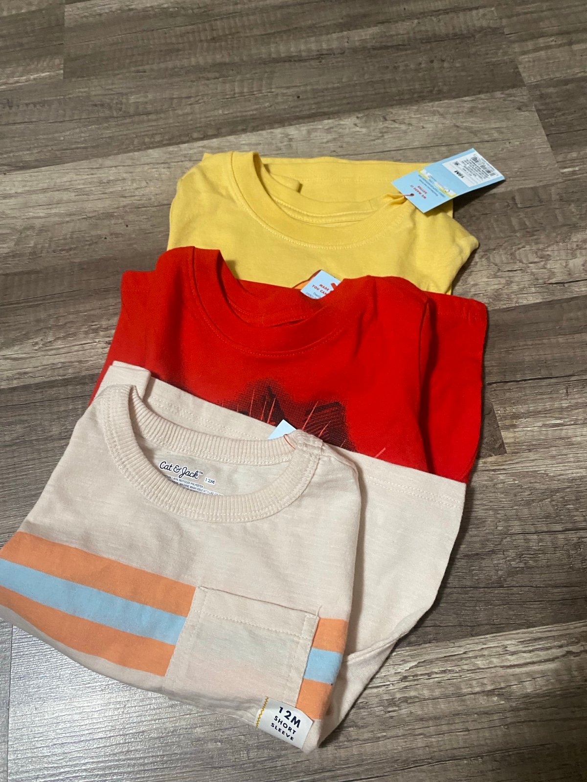 Boys 12 and 18 month tops NWT