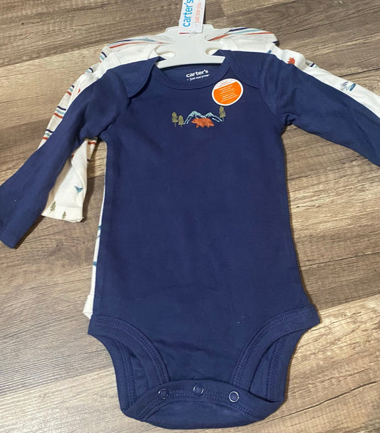 Baby boys 6month 3pk onesies NEW
