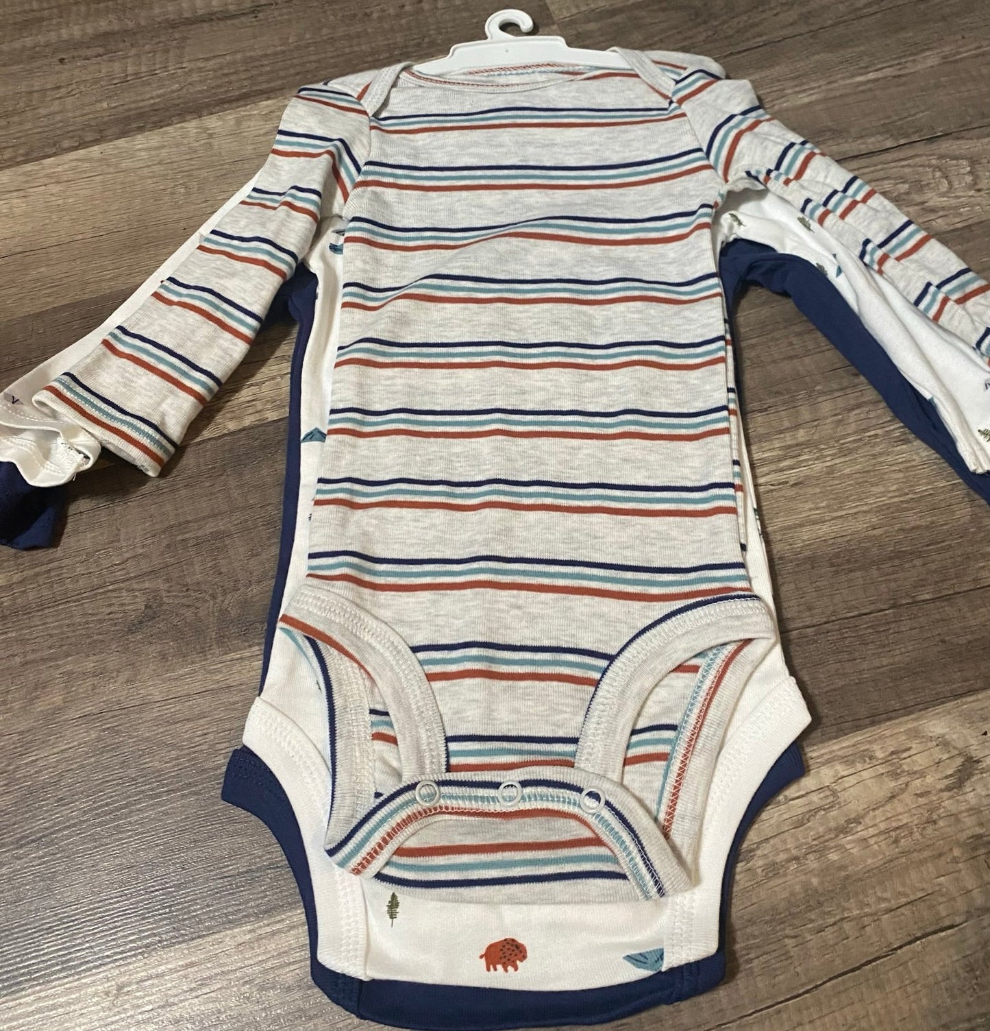 Baby boys 6month 3pk onesies NEW