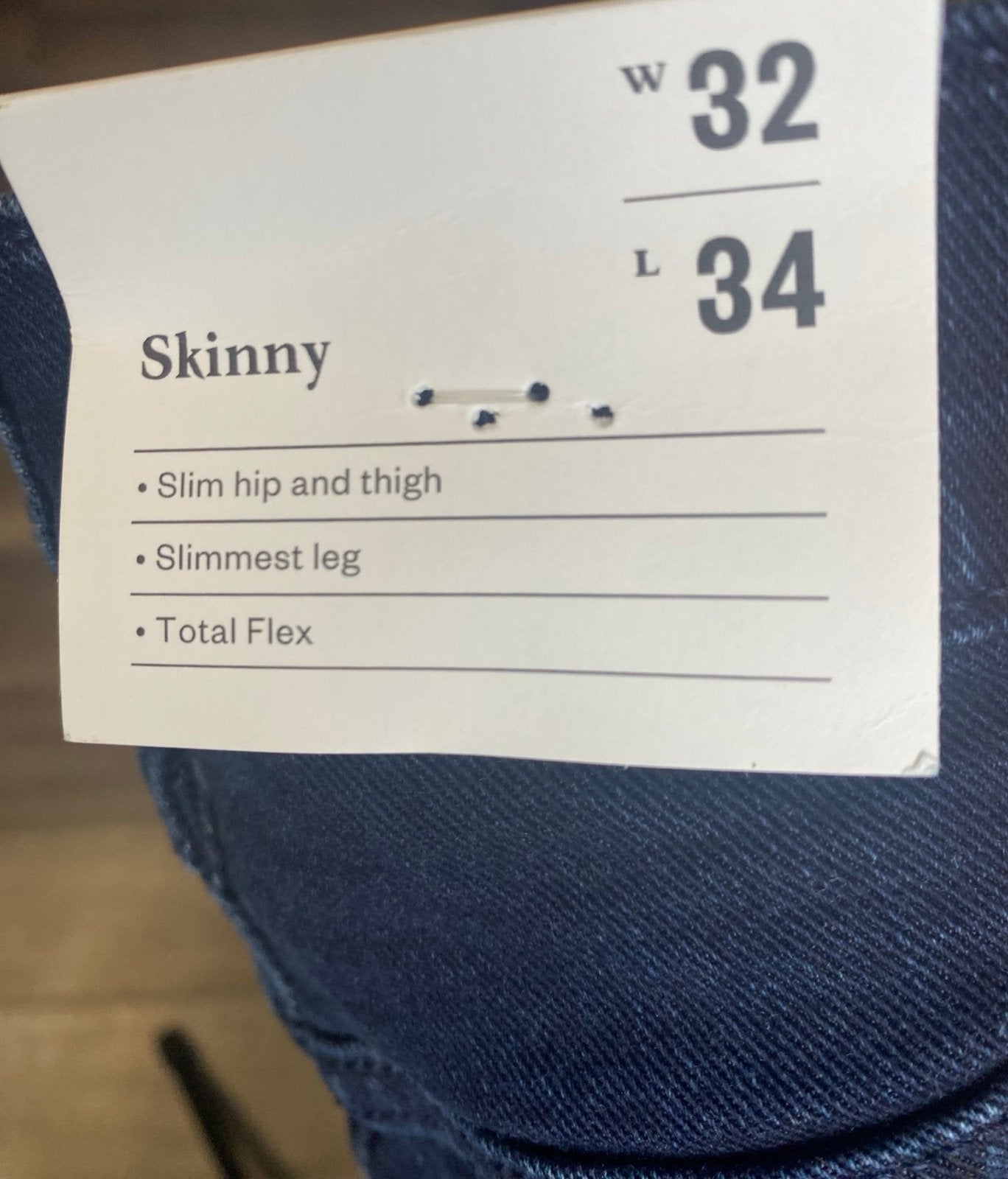 Men’s Goodfellow skinny Jean 32x34 NWT