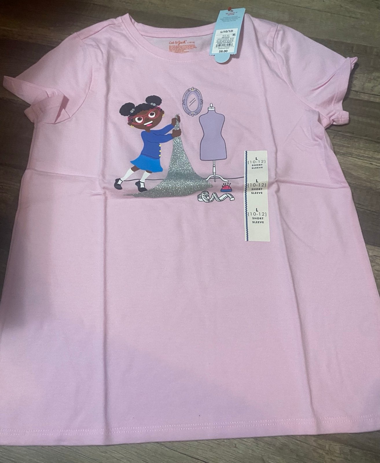 Girls large 10/12 top NEW