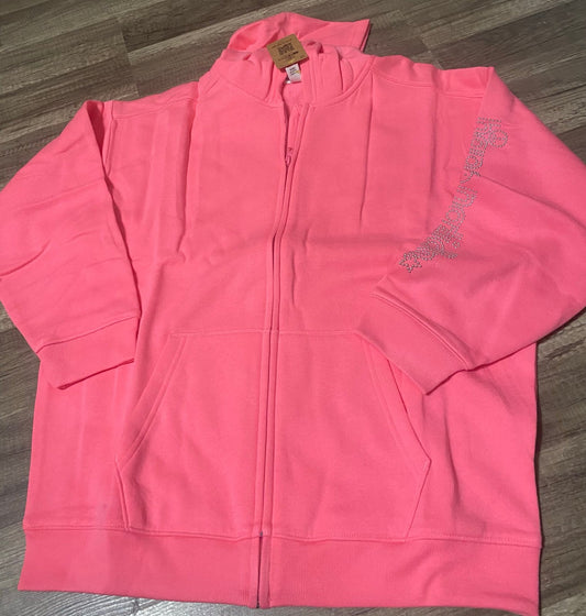 Girls Happy Nation zip up NWT size XL 14/16