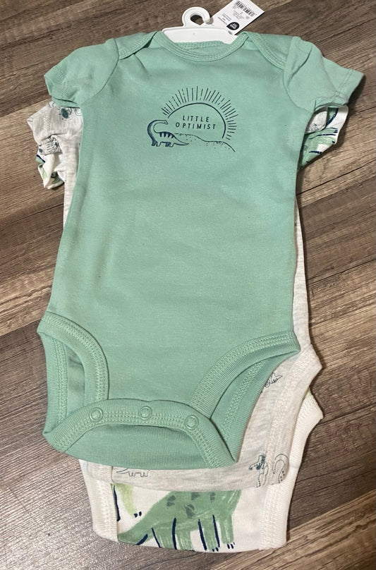Boys 3month 3pk onesies new