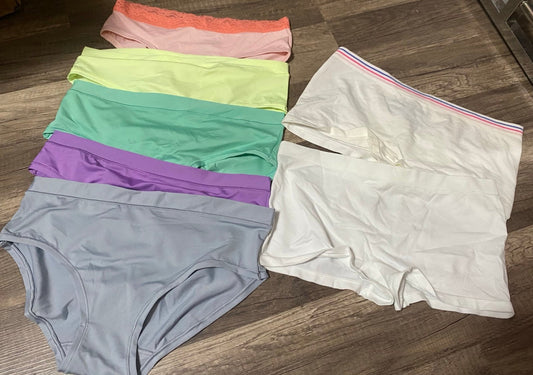 Girls large salvaged NWOT/packaging underwear mixed bundle