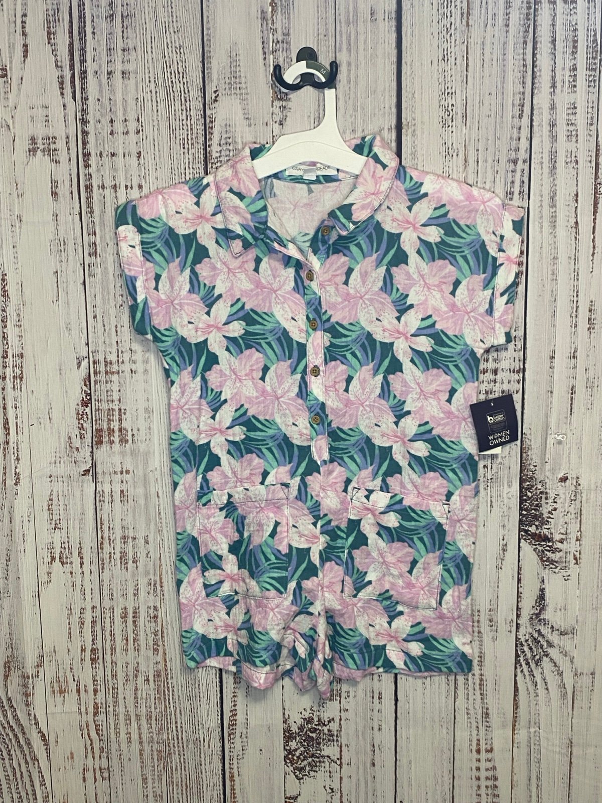 Girls Medium romper NWT