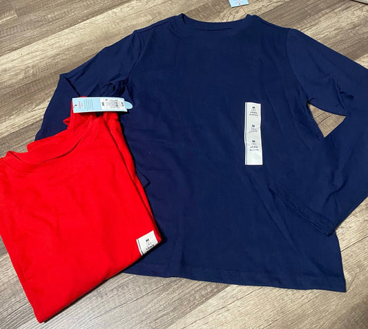 Boys long sleeve tops size medium 8 NWT