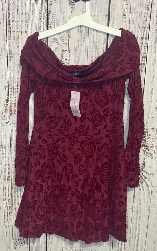 Women’s burgundy dress