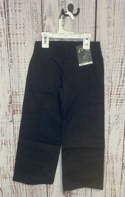 Kids black cargo pants XS 4/5