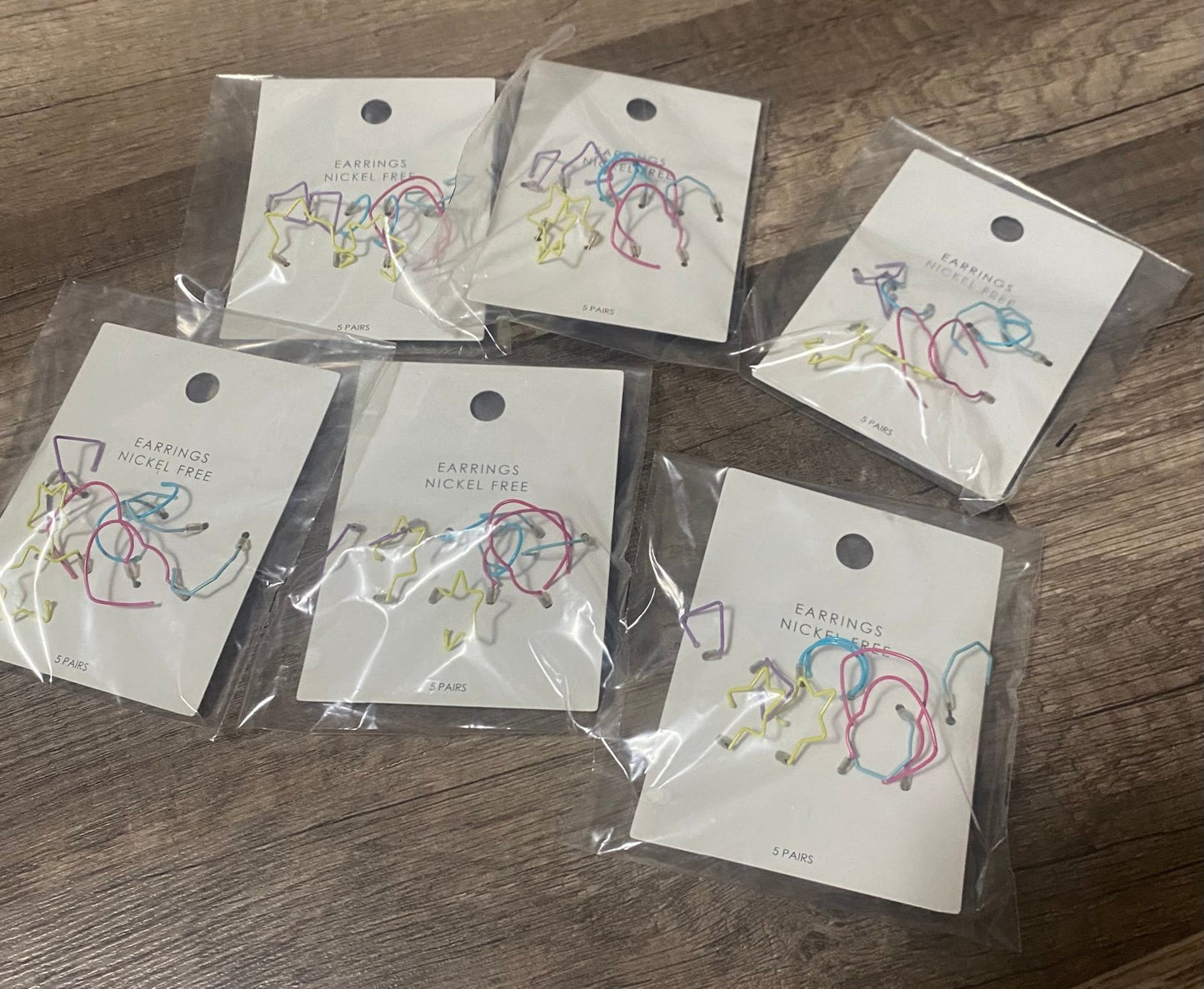 Target girl earring sets 6sets NEW