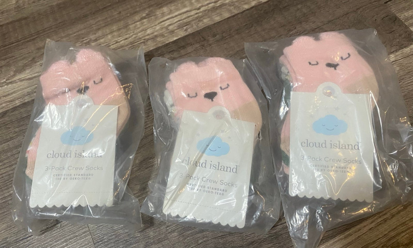 3 0/6M 3pks of socks NEW