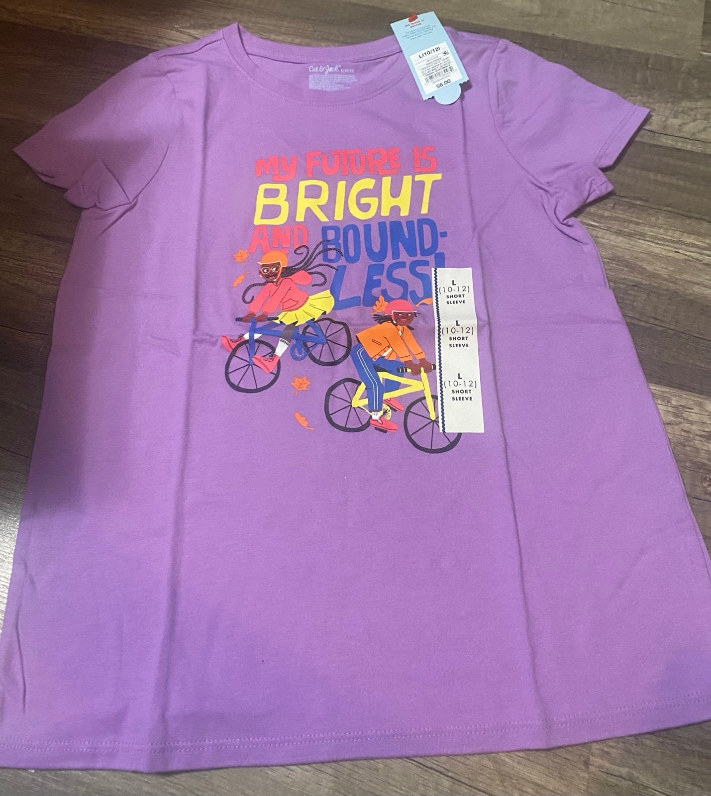 Girls large 10/12 short sleeve top NWT