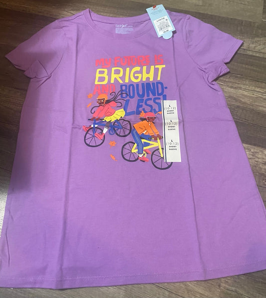 Girls large 10/12 short sleeve top NWT