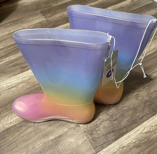 Girls rain boots NWT youth size 6