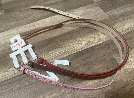 Girls 3pk belts NWT size Large
