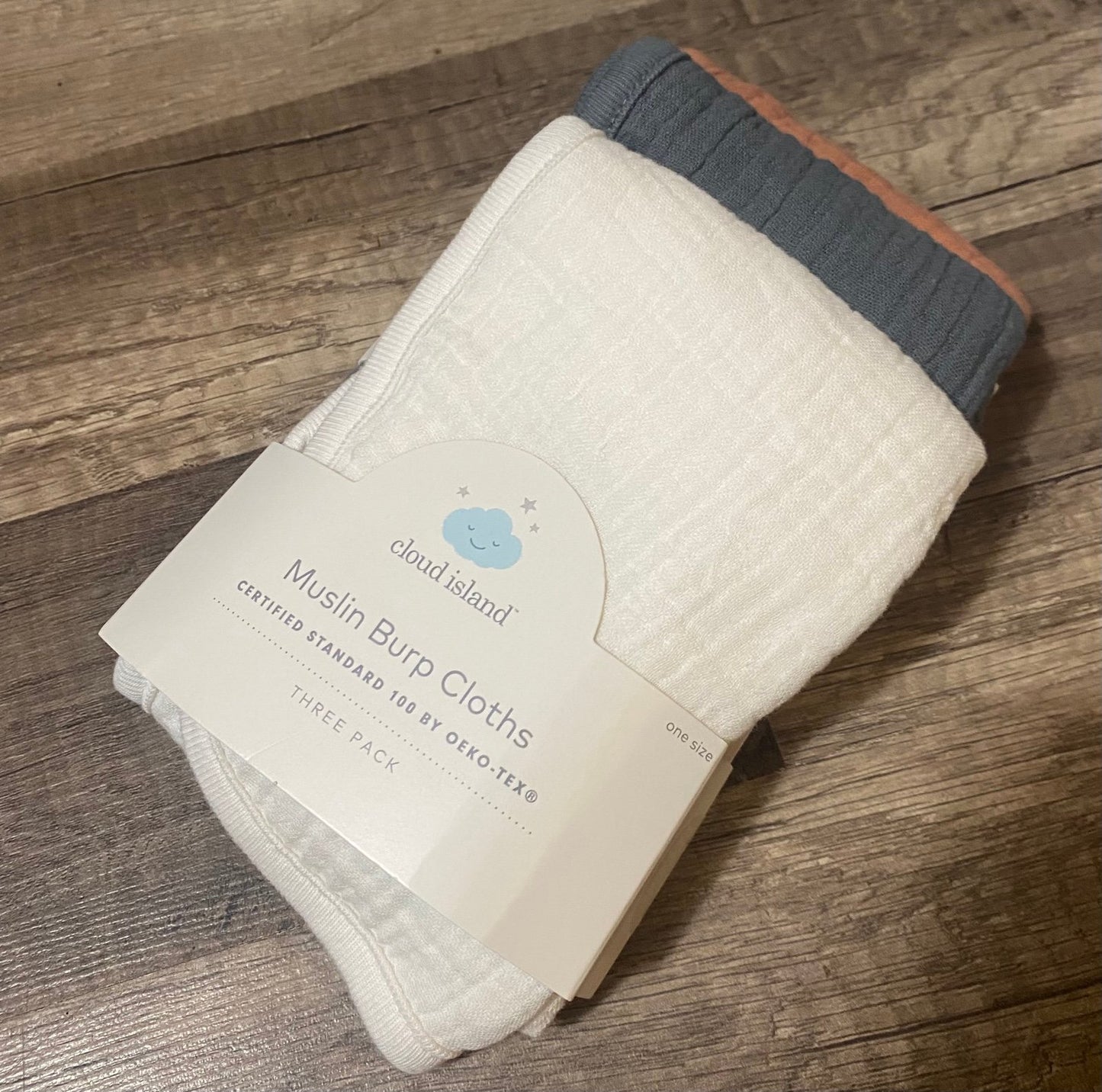 Muslin baby burp cloths NEW