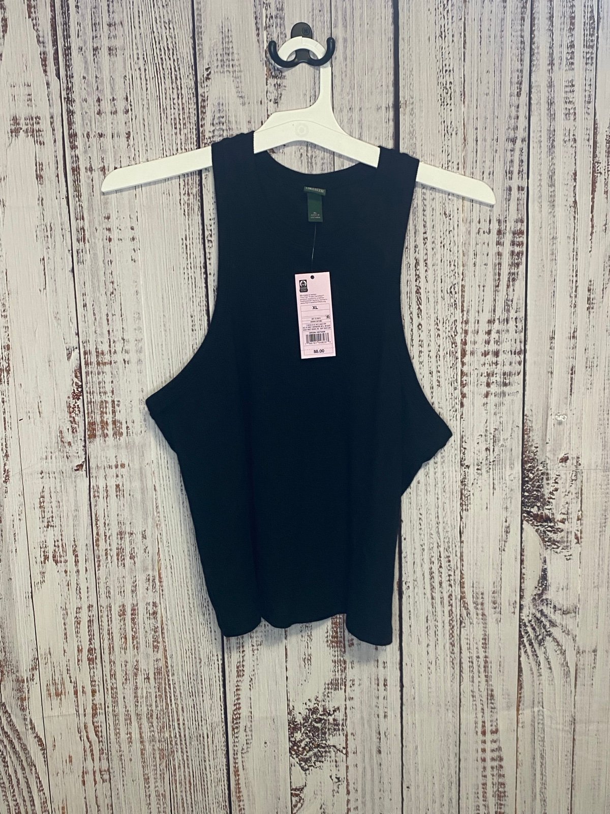 Women’s XL black tank top NWT