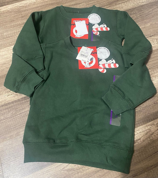 2 holiday crewneck sweatshirts size 2T NWT