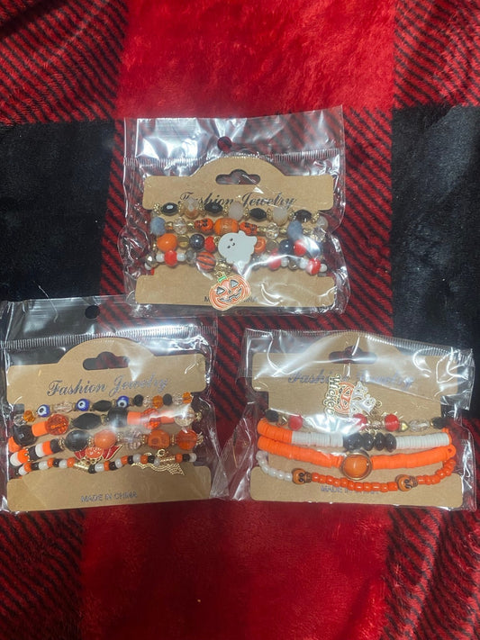 * Halloween bracelets