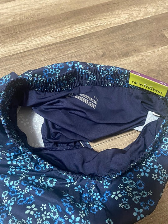 Girls All in Motion shorts with inner liner NWT size XL 14