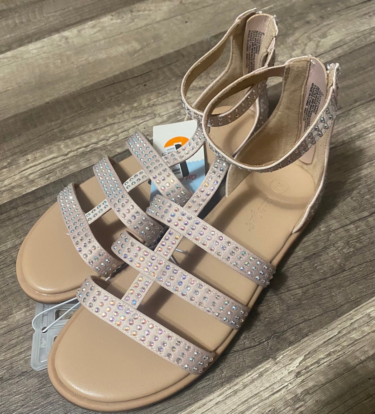 Big kid girls size 2 sandals NWT