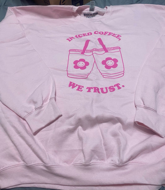 Women’s custom crewneck 2XL unisex sizing