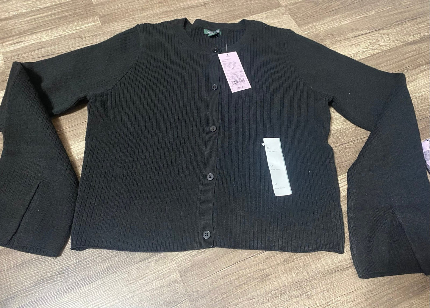 Women’s button up cardigan, size medium NWT