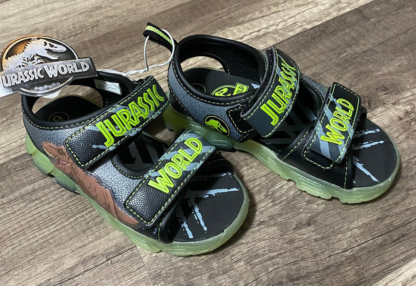 Little boys light up sandals size 9 NWT