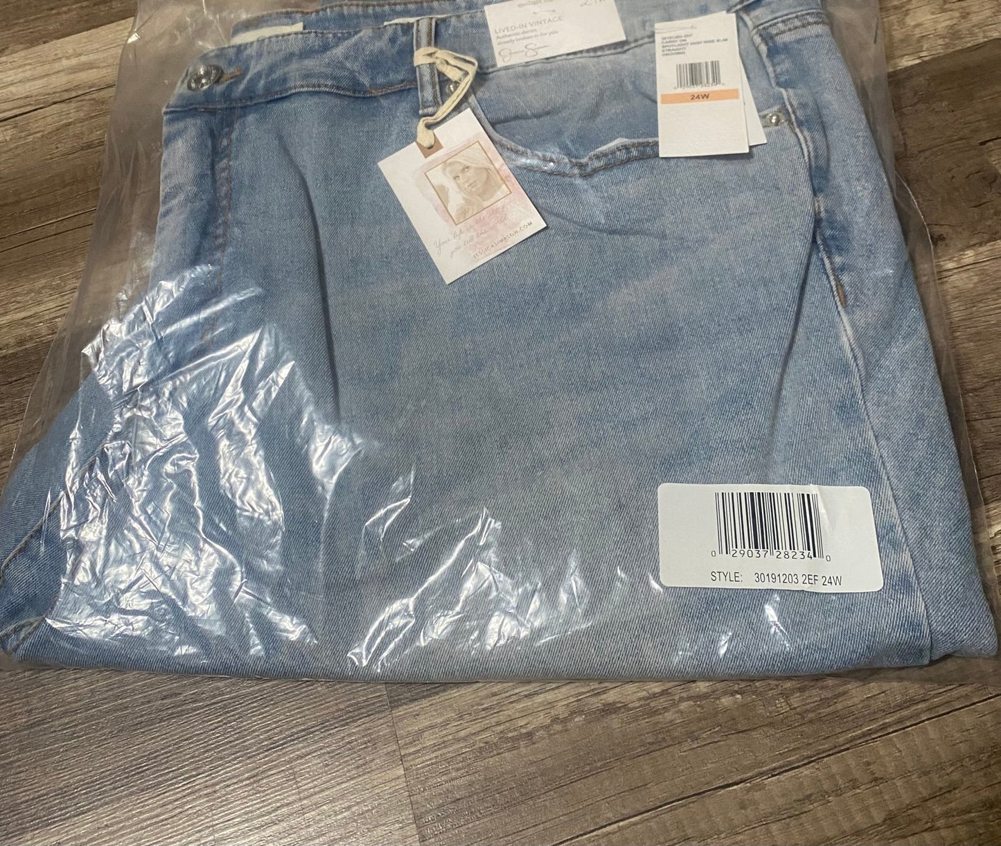 Jessica Simpson high rise jeans size 24W NWT