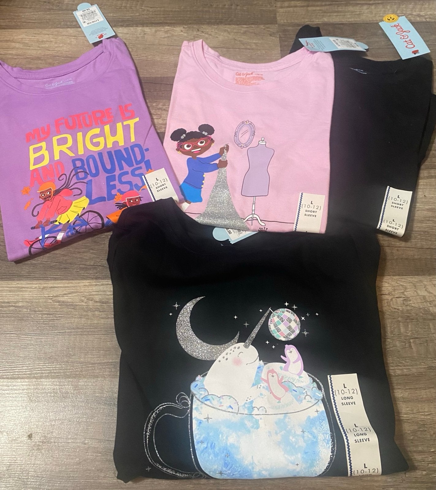 Girls size large tops bundle NWT
